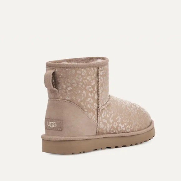 UGG Beige Leopard Print Boots - Picture 4 of 6